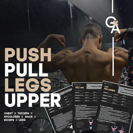 FOUR DAY SPLIT WORKOUT SPLIT - GXA