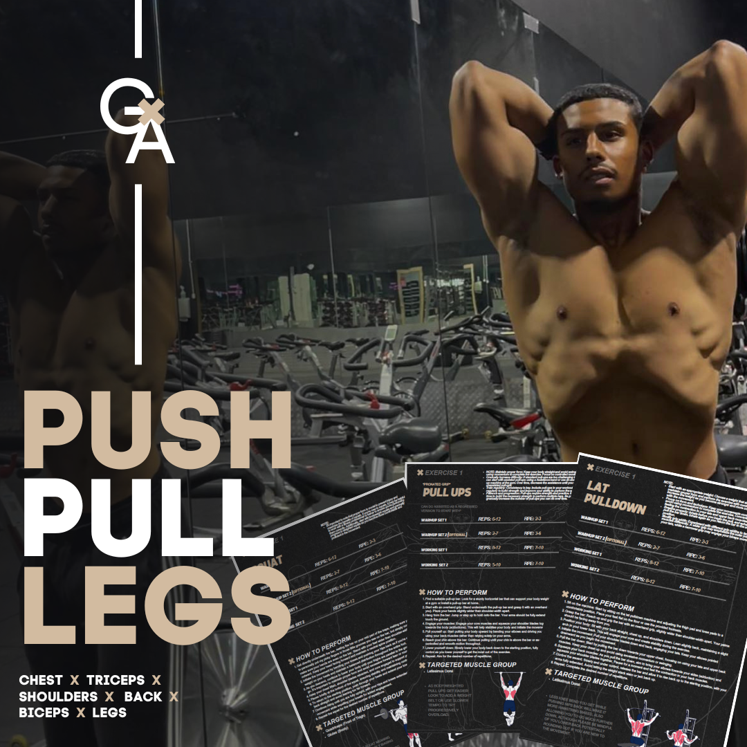 THREE DAY SPLIT WORKOUT SPLIT - GXA