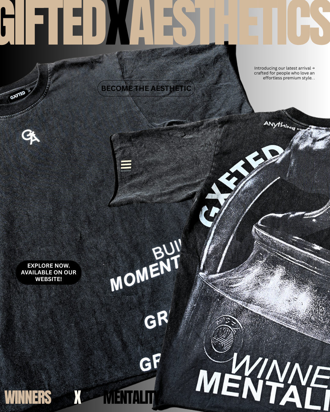 WINNERS MENTALITY PUMP COVER TEE